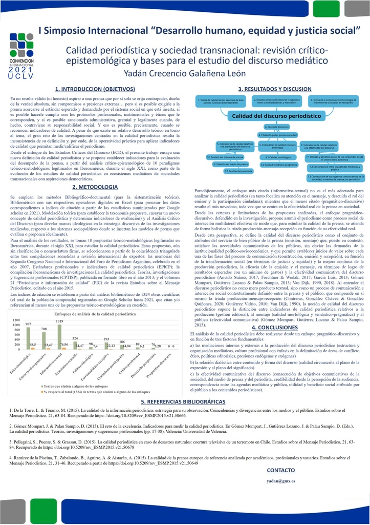 JOURNALISTIC QUALITY AND TRANSNATIONAL SOCIETY: CRITICAL-EPISTEMOLOGICAL ANALYSIS AND BASIS FOR MEDIA DISCOURSE STUDY