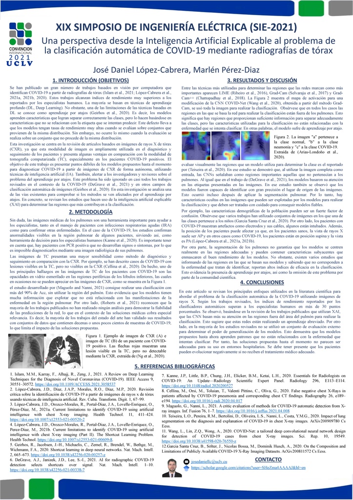 A perspective from Explainable Artificial Intelligence to the problem of automatic classification of COVID-19 by chest X-rays