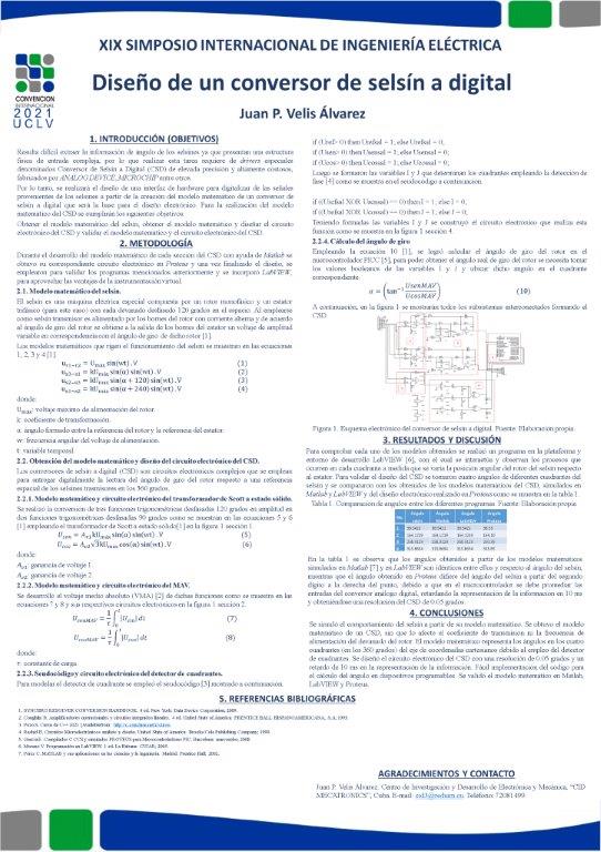 Design of a synchro to digital converter