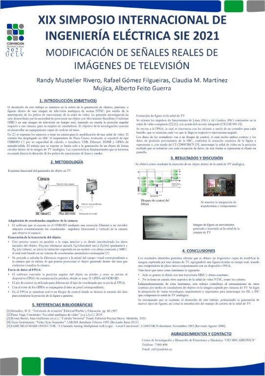 Modification of real signals from television images.