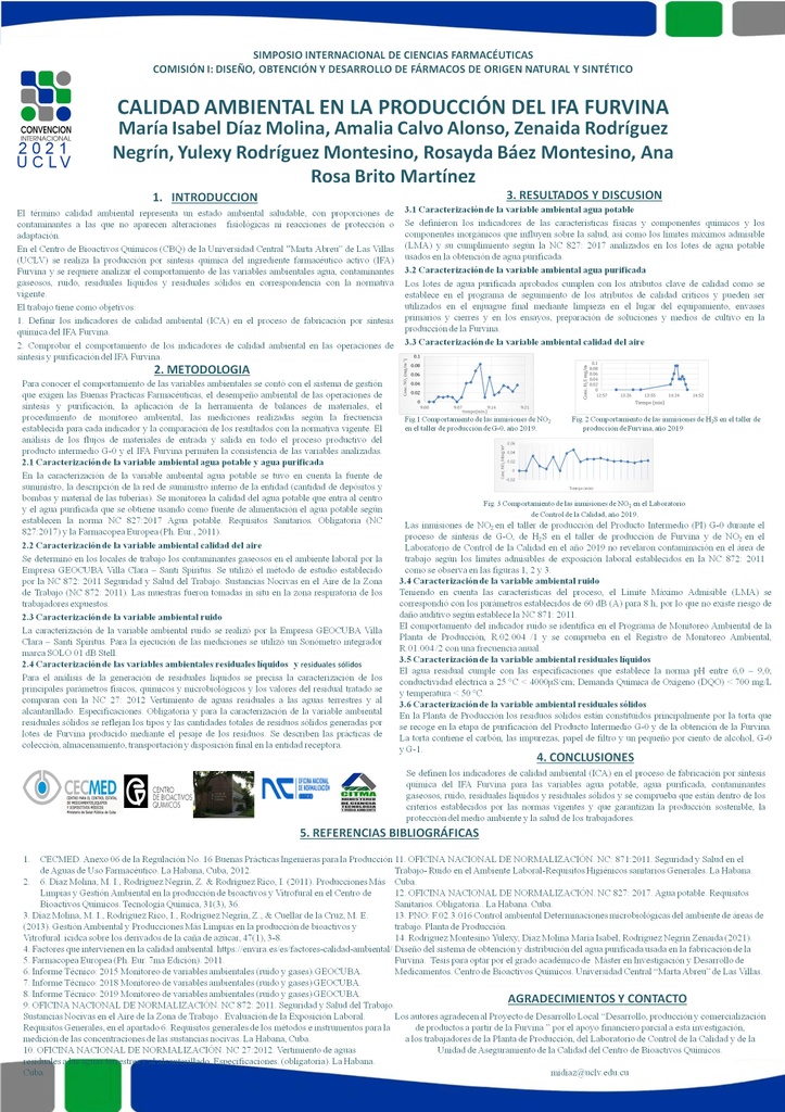 ENVIRONMENTAL QUALITY IN THE PRODUCTION OF IFA FURVINA