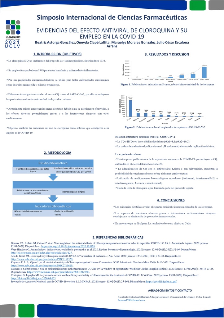 Evidences to antiviral effect of chloroquine and its use in COVID-19