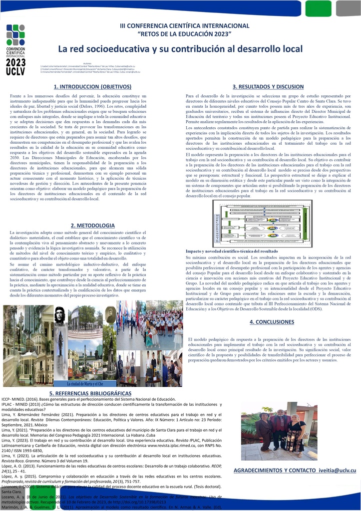 The socio-educational network and its contribution to local development