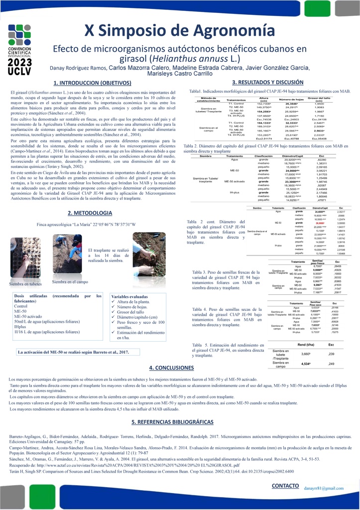 AGROECOLOGICAL PRACTICES AS A SUSTAINABLE ALTERNATIVE IN BLACK TOBACCO IN THE CENTRAL REGION