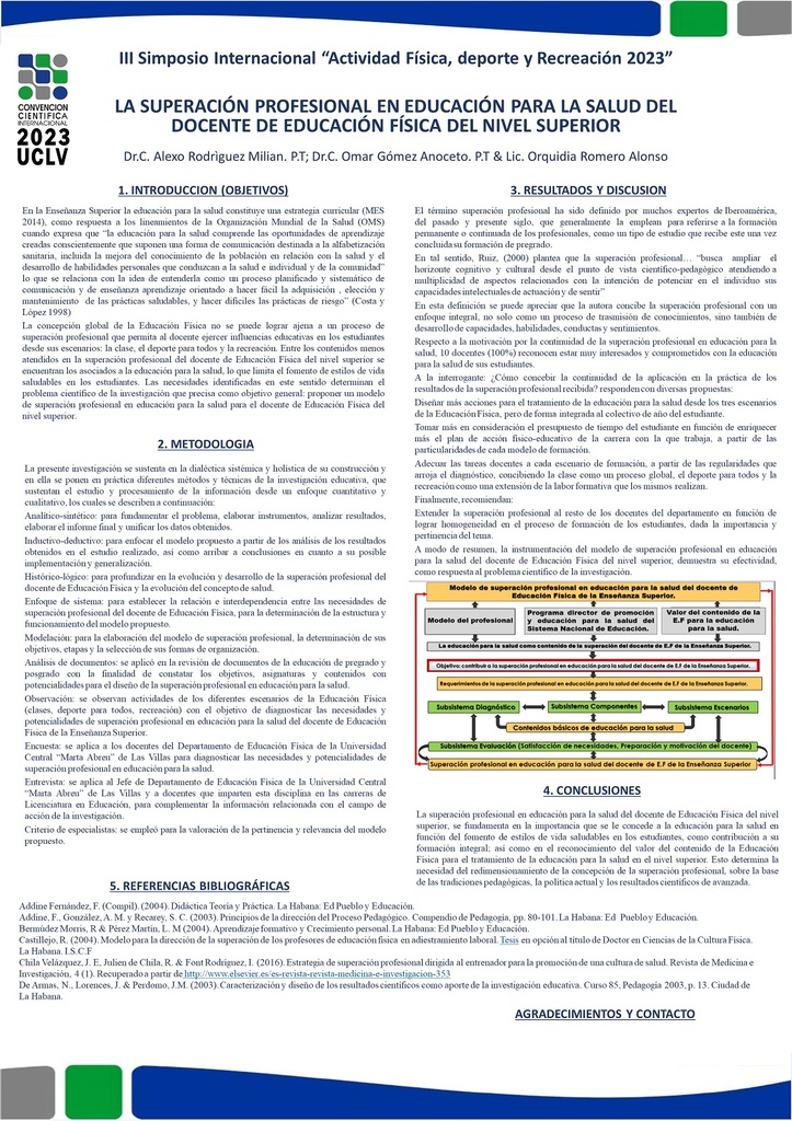 PROFESSIONAL IMPROVEMENT IN HEALTH EDUCATION OF THE HIGHER LEVEL PHYSICAL EDUCATION TEACHER
